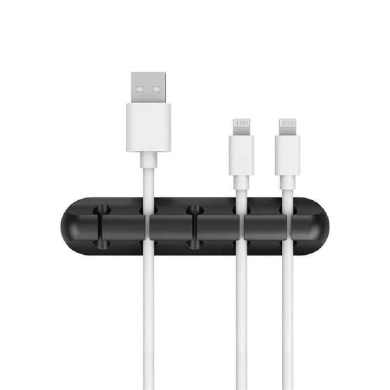 PrimeClip - Magnetic Desktop Cable Organizer & Silicone Wire Holder