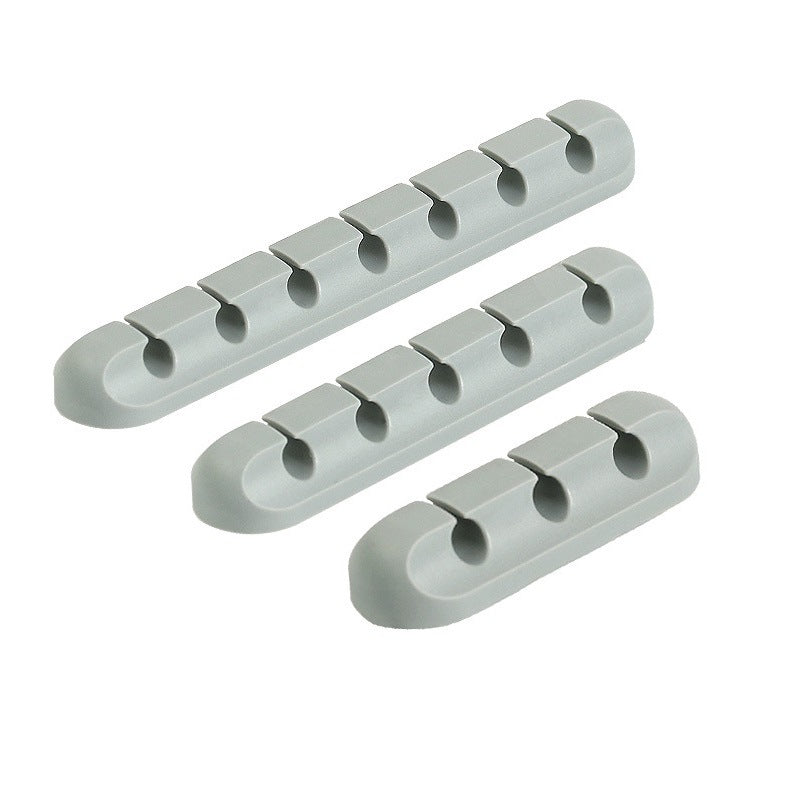 PrimeClip - Magnetic Desktop Cable Organizer & Silicone Wire Holder