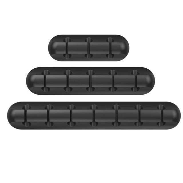 PrimeClip - Magnetic Desktop Cable Organizer & Silicone Wire Holder