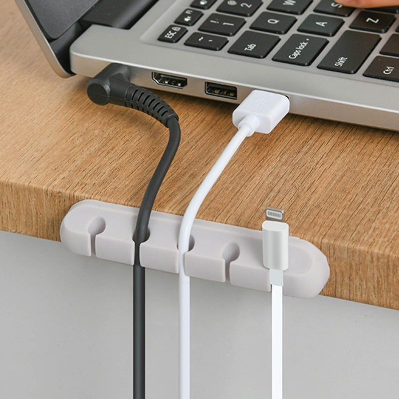 PrimeClip - Magnetic Desktop Cable Organizer & Silicone Wire Holder