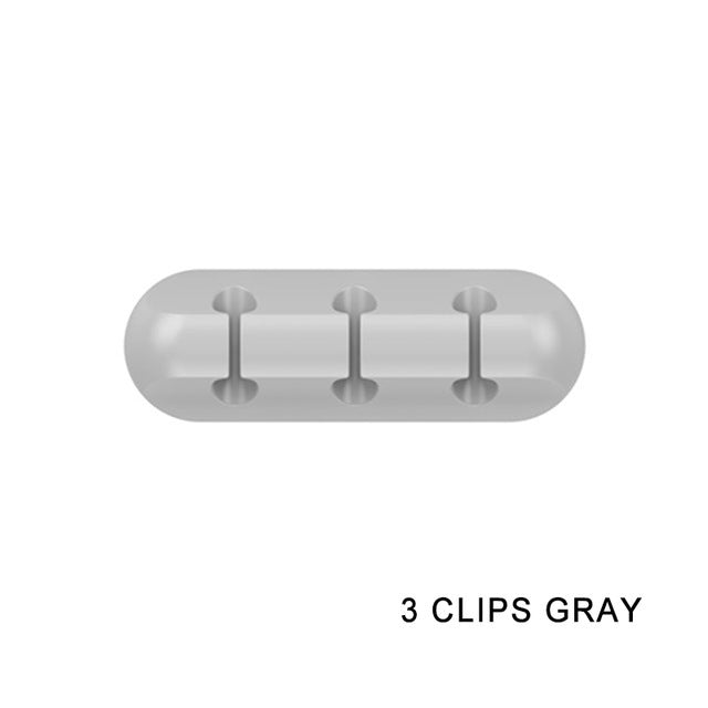 PrimeClip - Magnetic Desktop Cable Organizer & Silicone Wire Holder