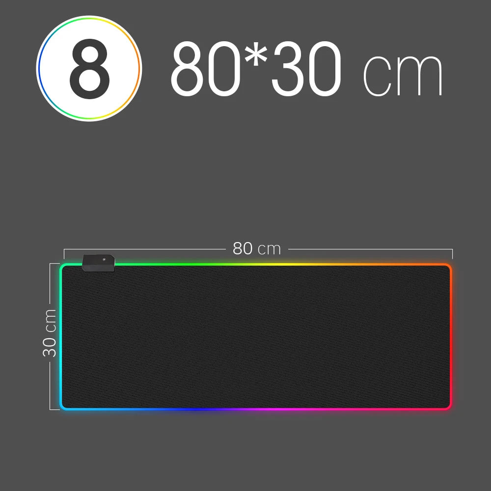 PrimeMat RGB - Premium LED Gaming Desk Mat & Extended Mouse Pad
