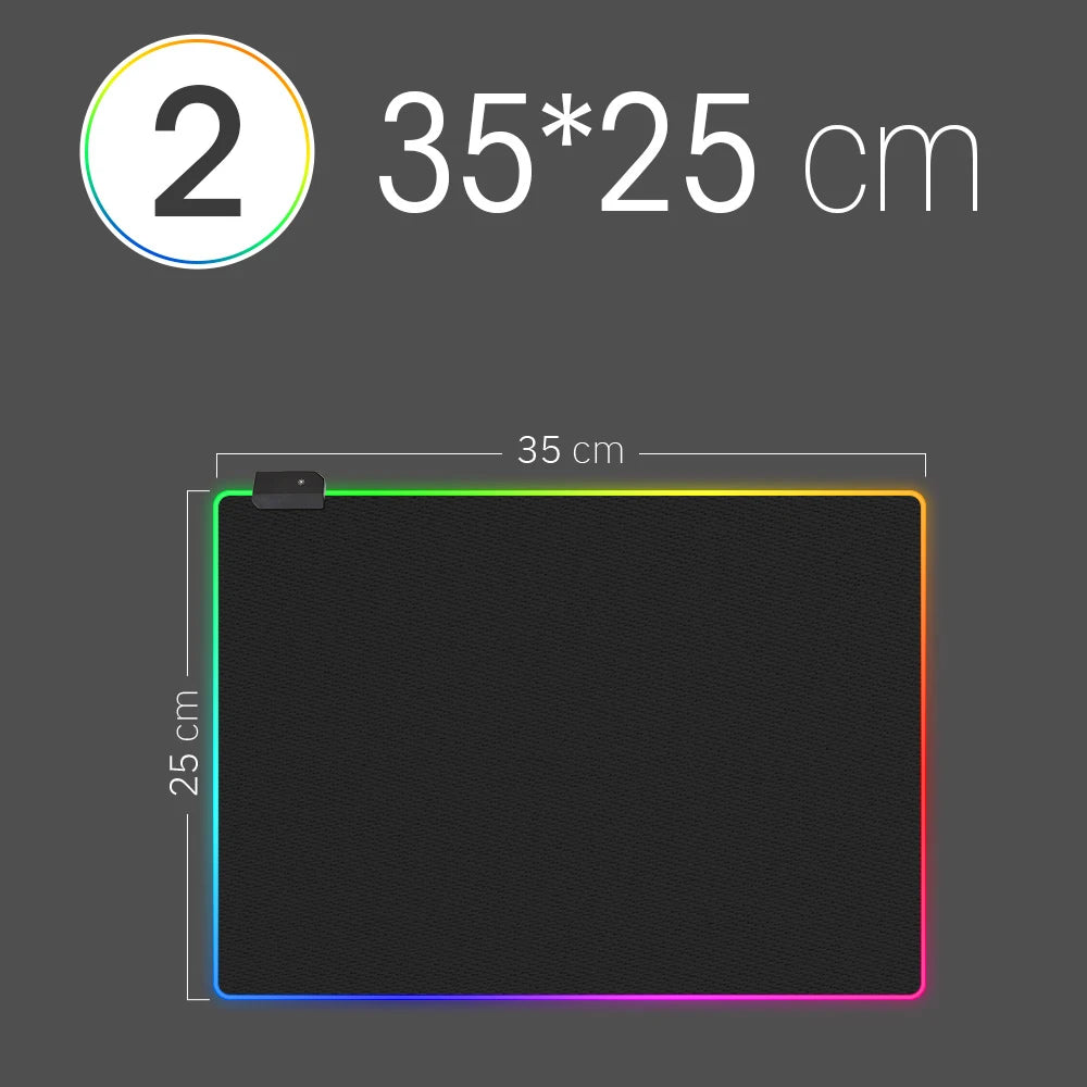 PrimeMat RGB - Premium LED Gaming Desk Mat & Extended Mouse Pad