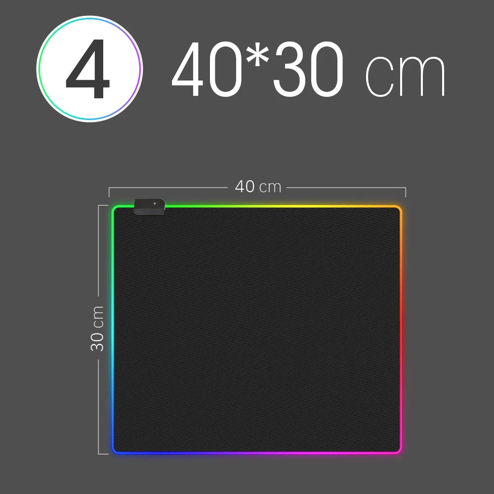 PrimeMat RGB - Premium LED Gaming Desk Mat & Extended Mouse Pad