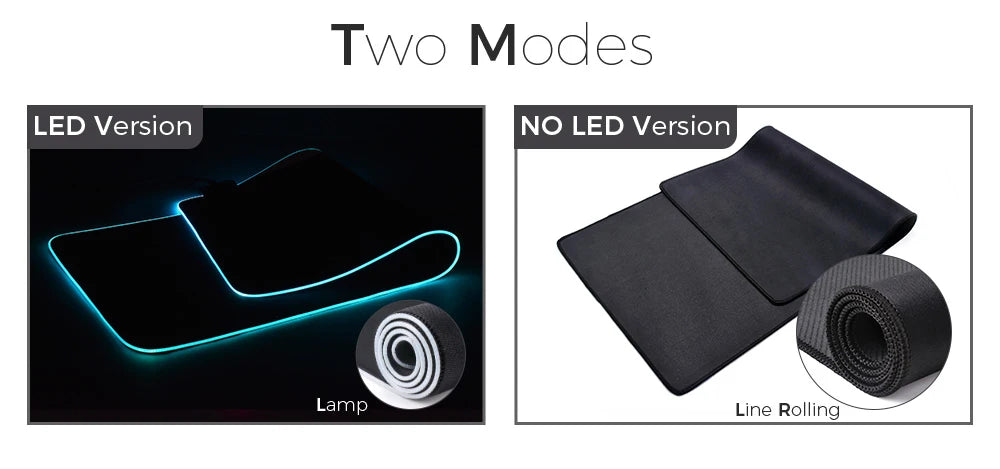 PrimeMat RGB - Premium LED Gaming Desk Mat & Extended Mouse Pad