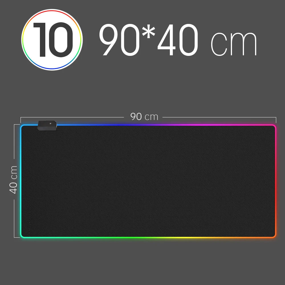 PrimeMat RGB - Premium LED Gaming Desk Mat & Extended Mouse Pad
