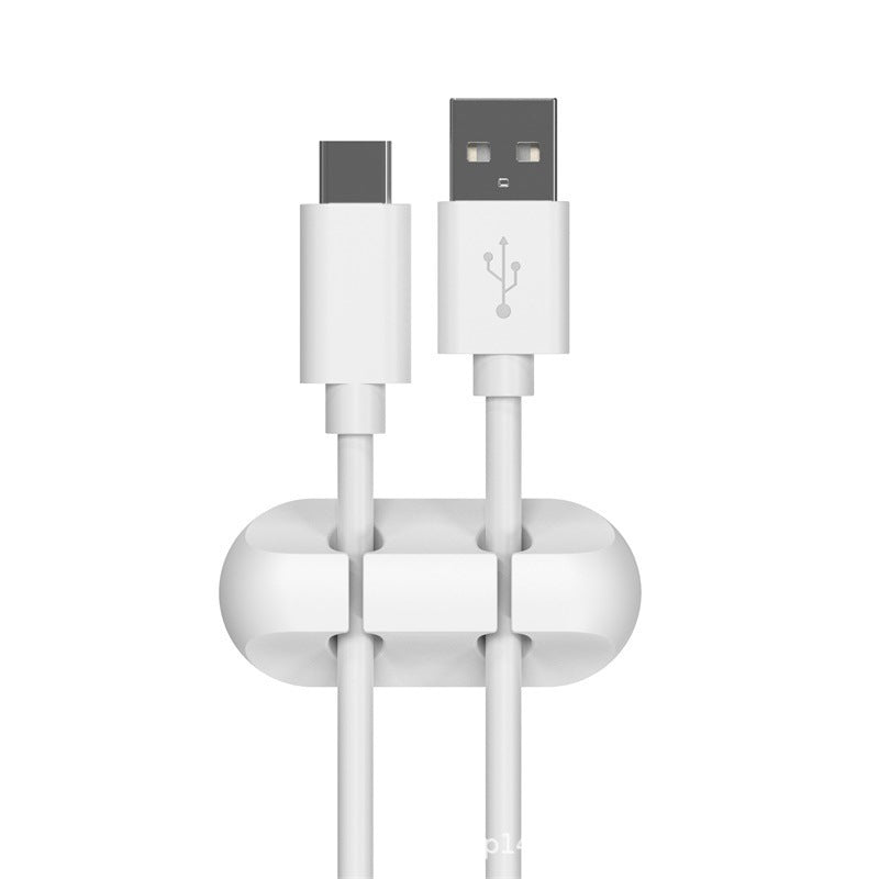 PrimeClip - Magnetic Desktop Cable Organizer & Silicone Wire Holder