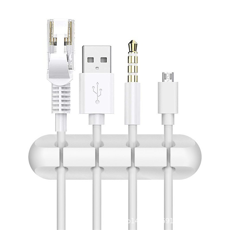 PrimeClip - Magnetic Desktop Cable Organizer & Silicone Wire Holder