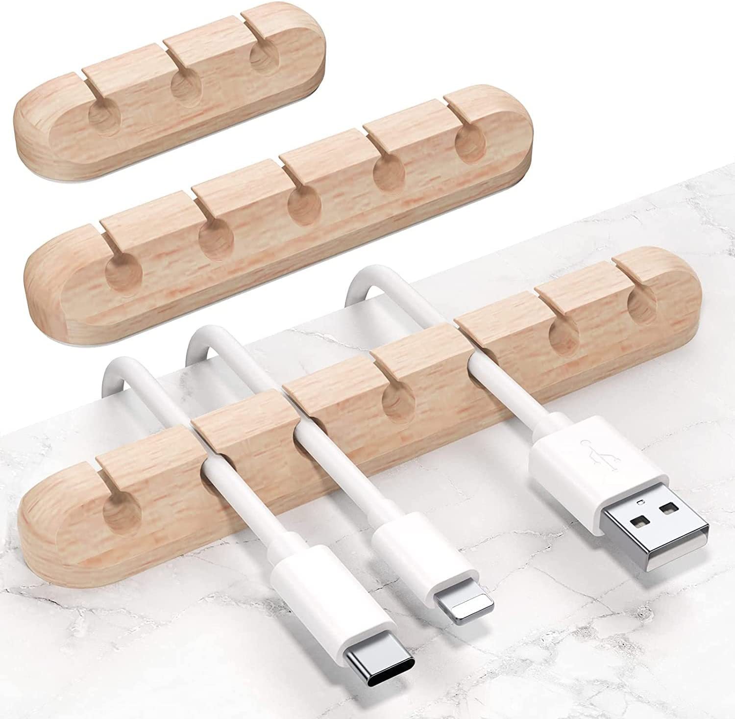 PrimeClip - Magnetic Desktop Cable Organizer & Silicone Wire Holder