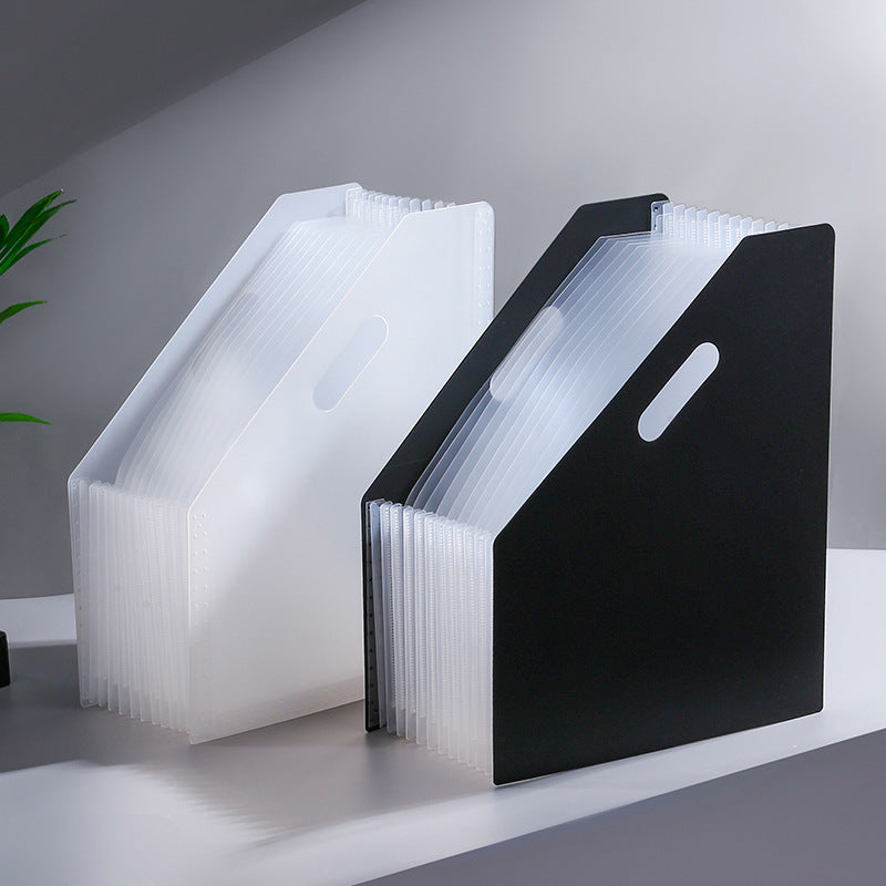 PrimeDesk - Vertical A4 Accordion Desk Organizer & Document File Holder