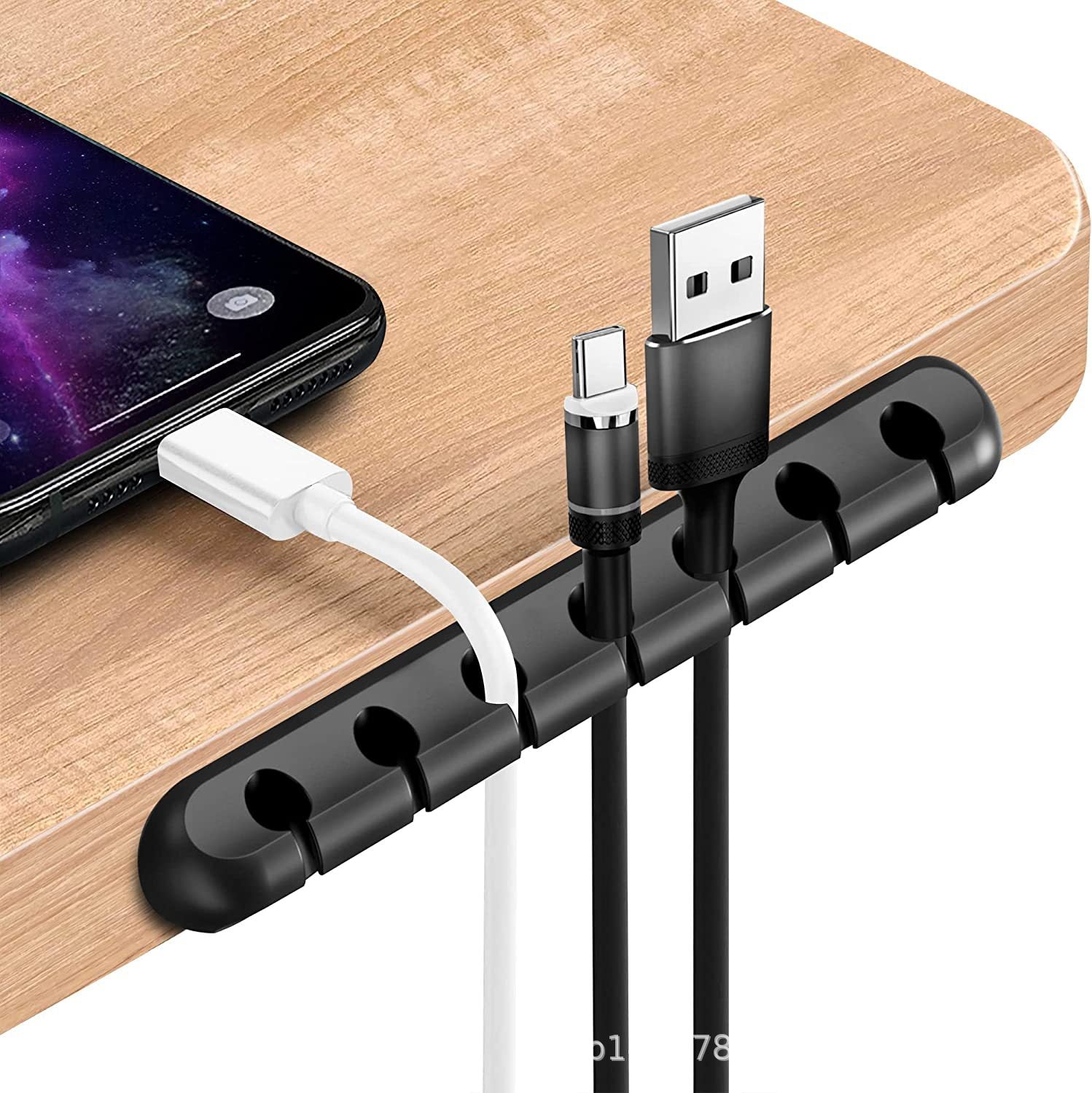 PrimeClip - Magnetic Desktop Cable Organizer & Silicone Wire Holder