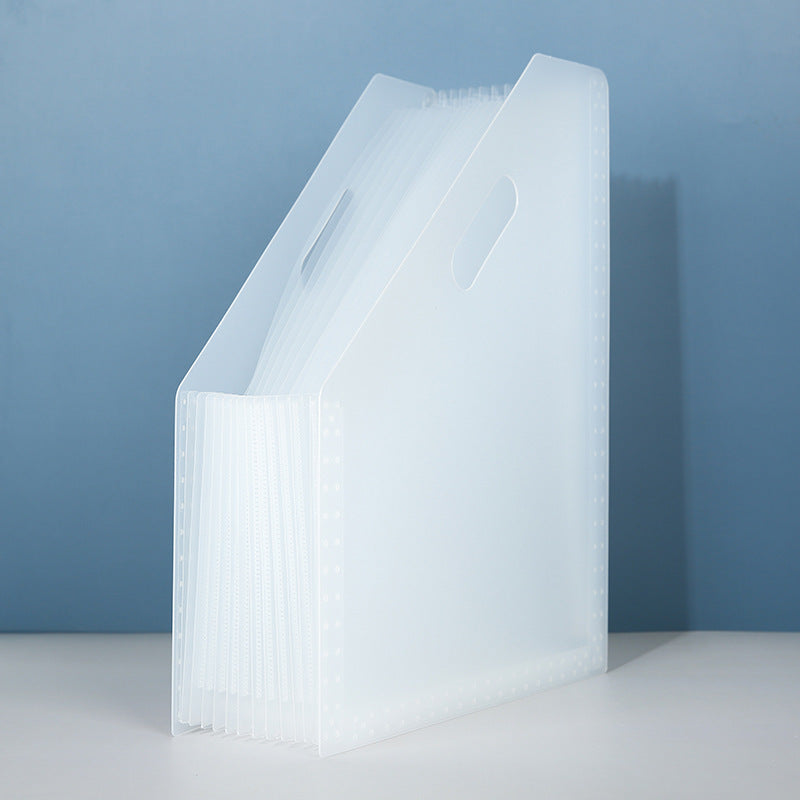 PrimeDesk - Vertical A4 Accordion Desk Organizer & Document File Holder