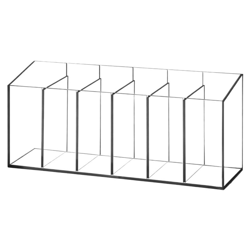 PrimeDesk - Modular Transparent Acrylic Desktop Pen & Stationery Holder