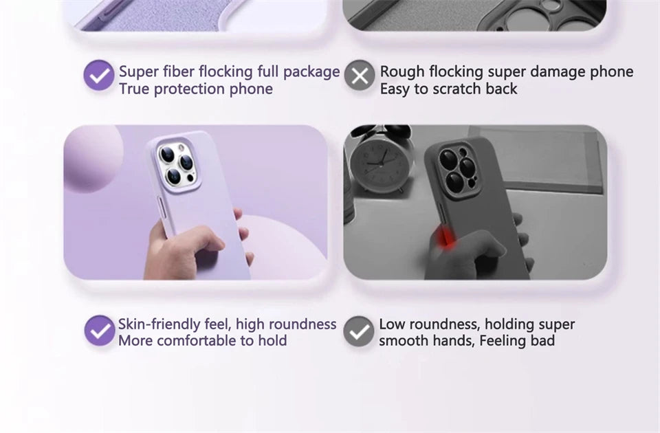 Prime Touch - Luxury Original Liquid Silicone iPhone Case
