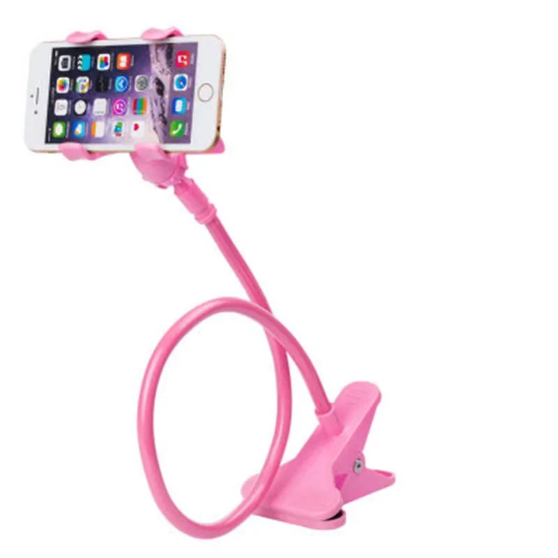 PrimeMount - Flexible Long Arm Lazy Phone Holder & Desktop Clamp Stand