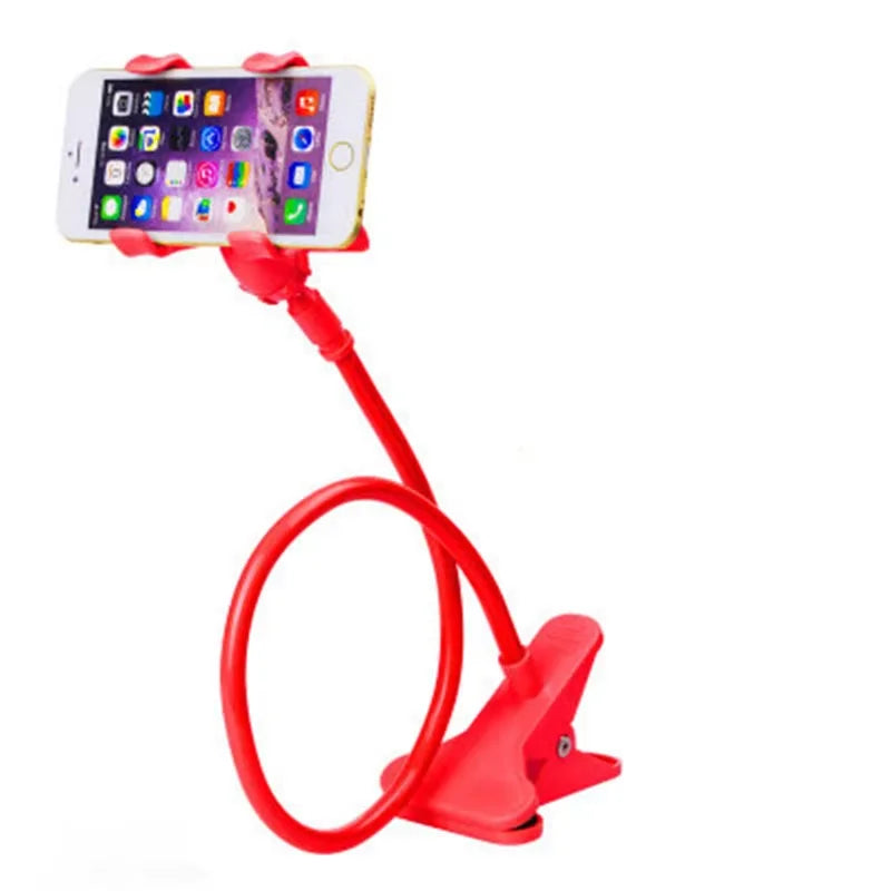 PrimeMount - Flexible Long Arm Lazy Phone Holder & Desktop Clamp Stand
