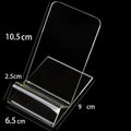 PrimeStand - Minimalist Transparent Acrylic Desktop Phone & Tablet Holder