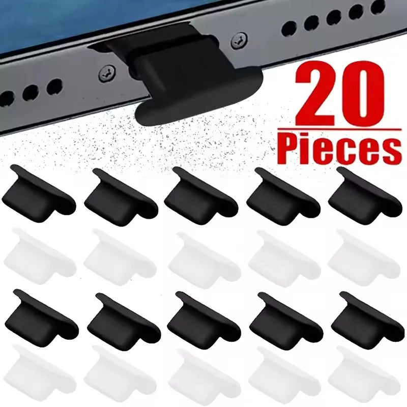 PrimePlug - Premium Silicone Anti-Dust Protectors for iPhone Charging Port