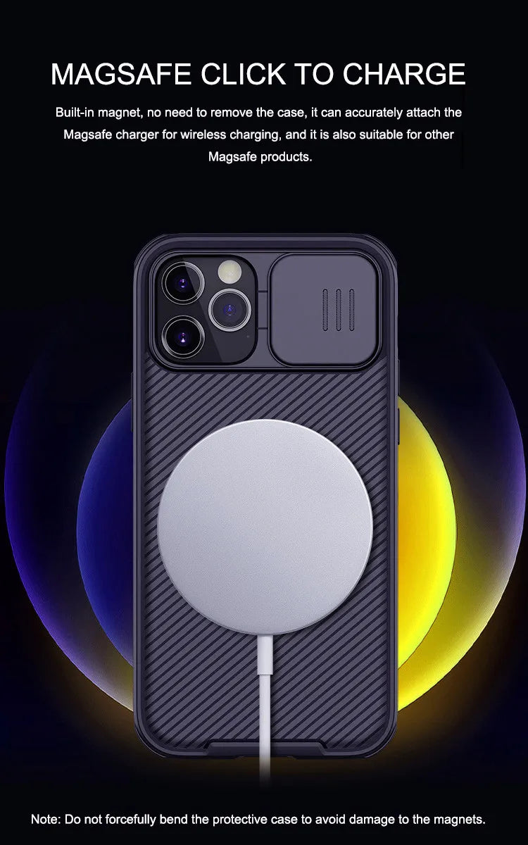 Prime Slide - Matte MagSafe Case with Camera Lens Protection Slider