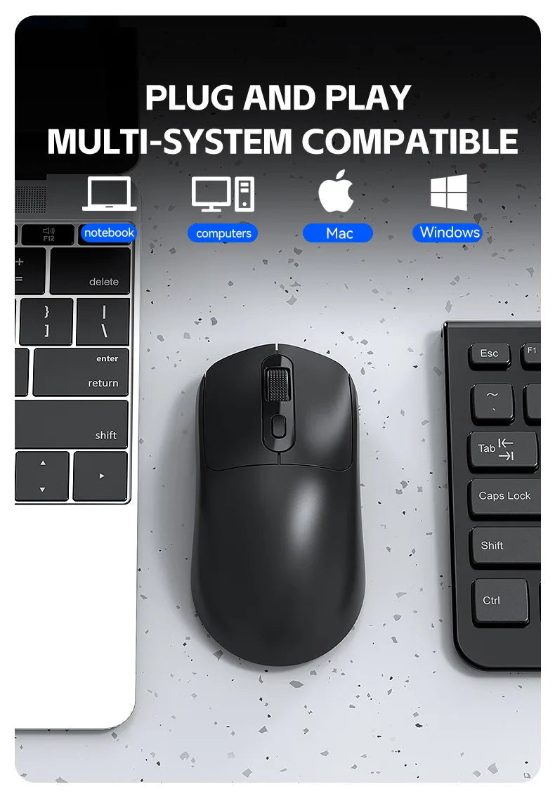PrimeClick X8 - Ultra-Lightweight Wireless Honeycomb Gaming Mouse