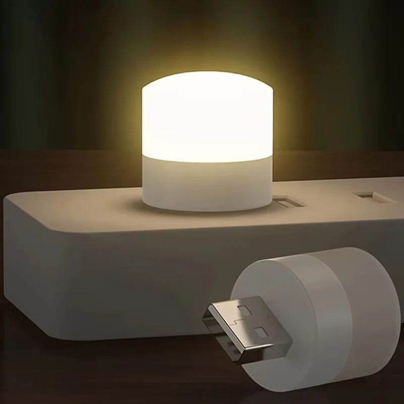 PrimeLight - Ultra-Compact Mini USB LED Reading & Ambient Night Light