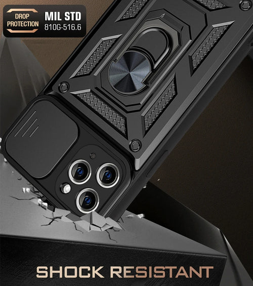 Prime Armor - Shockproof iPhone Case with Magnetic Ring Holder