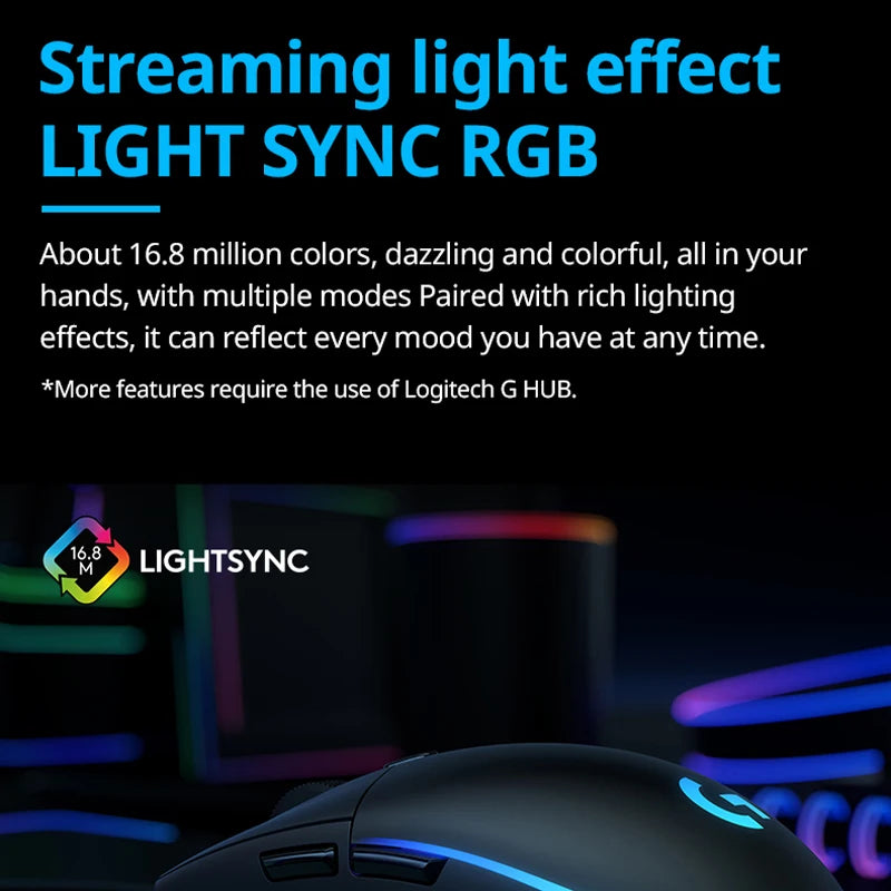 PrimePulse - Logitech G102 Lightsync Gaming Mouse