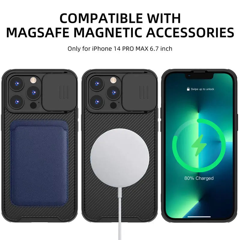 Prime Slide - Matte MagSafe Case with Camera Lens Protection Slider