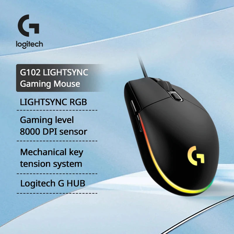 PrimePulse - Logitech G102 Lightsync Gaming Mouse