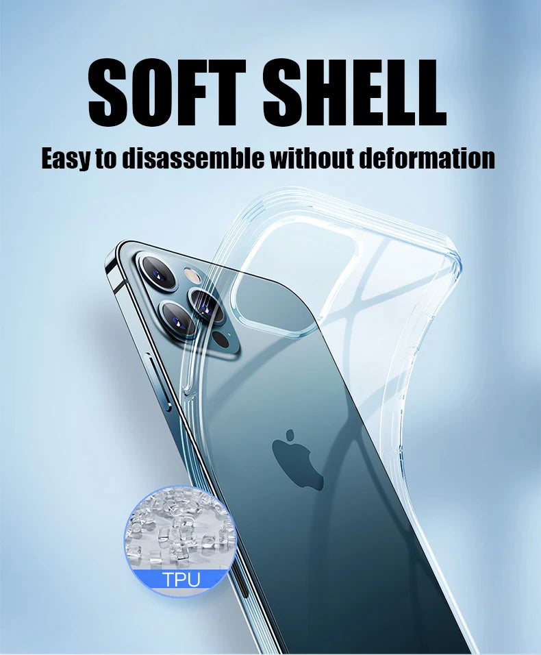 Prime Clear - Ultra-Thin Anti-Yellowing Transparent iPhone Case