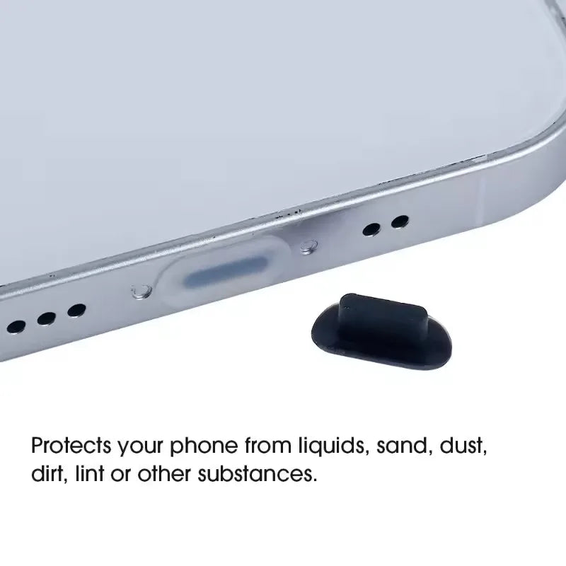 PrimePlug - Premium Silicone Anti-Dust Protectors for iPhone Charging Port