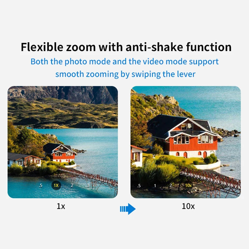 PrimeGrip - Magnetic Bluetooth Smartphone Camera Handle with Fill Light