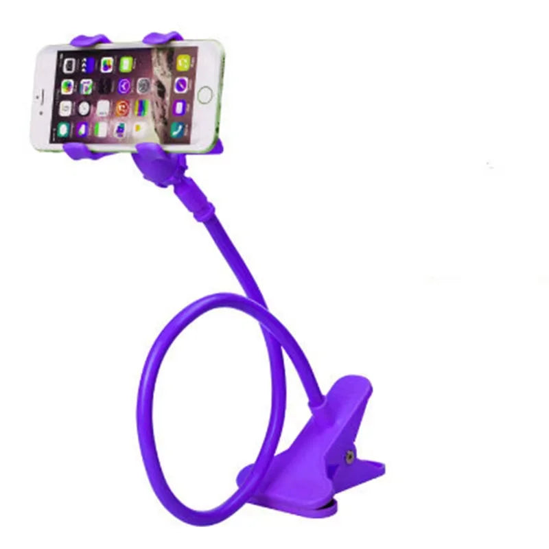 PrimeMount - Flexible Long Arm Lazy Phone Holder & Desktop Clamp Stand