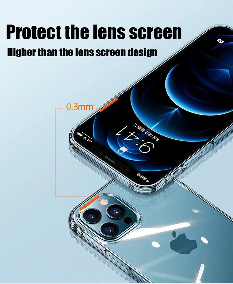 Prime Clear - Ultra-Thin Anti-Yellowing Transparent iPhone Case