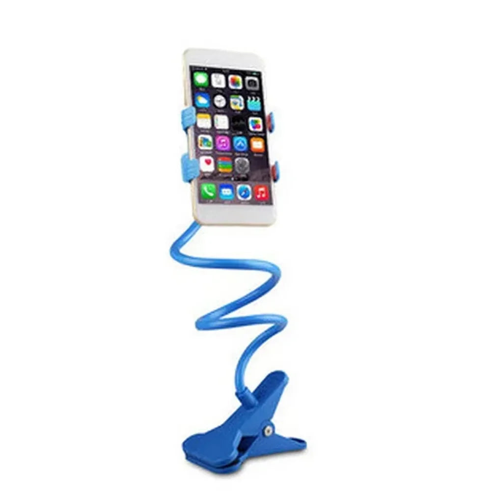 PrimeMount - Flexible Long Arm Lazy Phone Holder & Desktop Clamp Stand