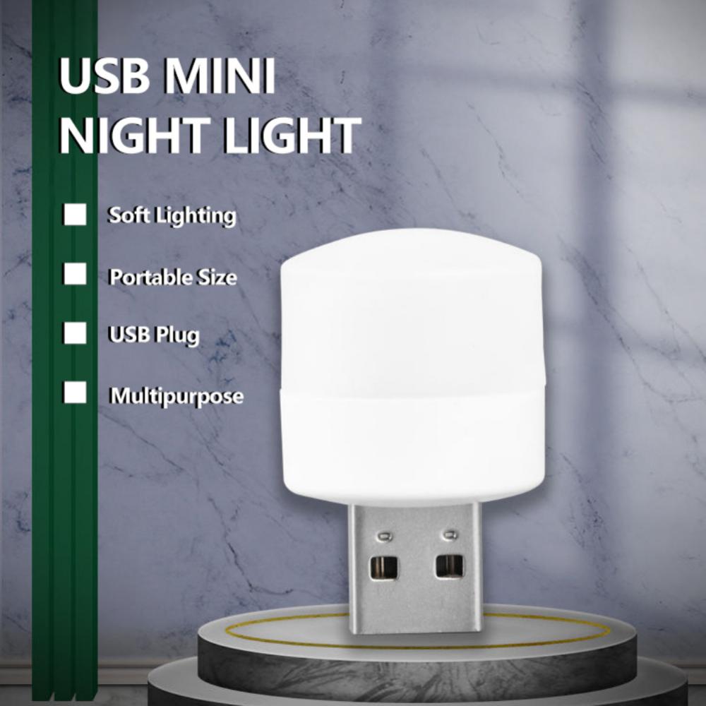 PrimeLight - Ultra-Compact Mini USB LED Reading & Ambient Night Light