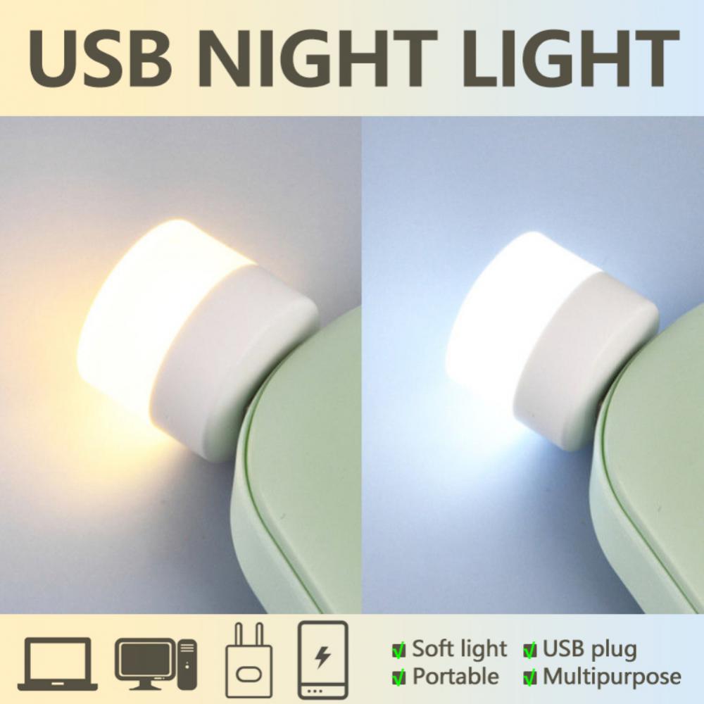 PrimeLight - Ultra-Compact Mini USB LED Reading & Ambient Night Light
