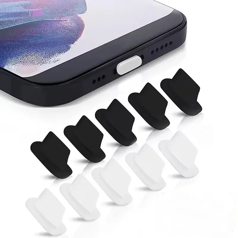 PrimePlug - Premium Silicone Anti-Dust Protectors for iPhone Charging Port