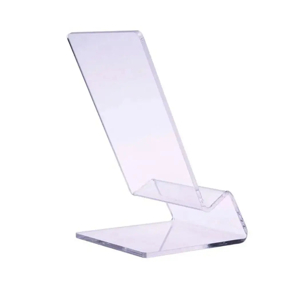 PrimeStand - Minimalist Transparent Acrylic Desktop Phone & Tablet Holder