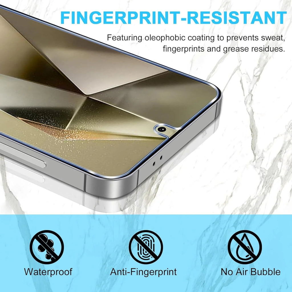 Prime Shield - 3-Pack HD Tempered Glass Screen Protectors for Samsung Galaxy