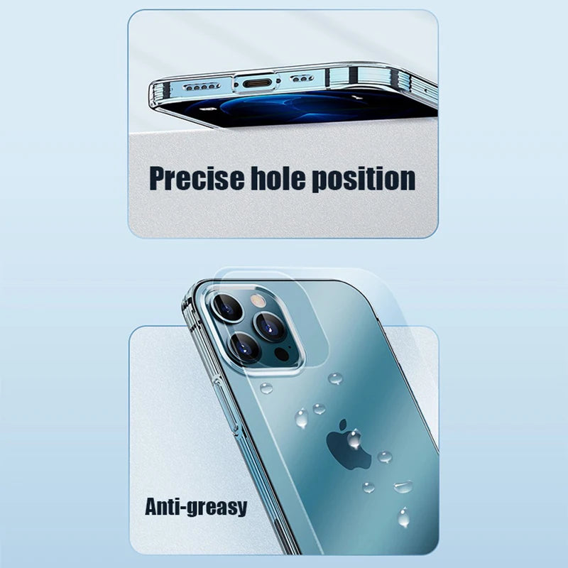 Prime Clear - Ultra-Thin Anti-Yellowing Transparent iPhone Case