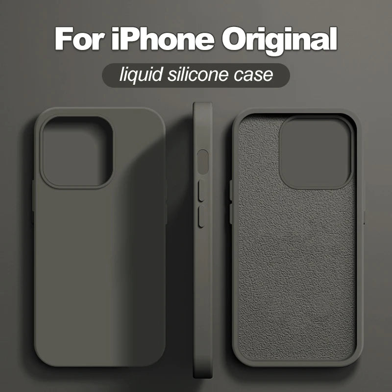 Prime Touch - Luxury Original Liquid Silicone iPhone Case