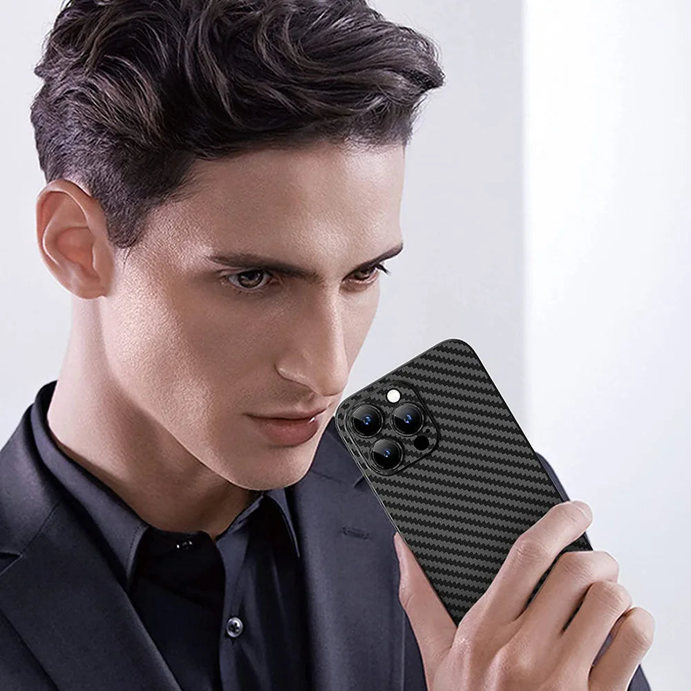 Prime Slim - 0.3mm Ultra Thin Carbon Fiber iPhone Case