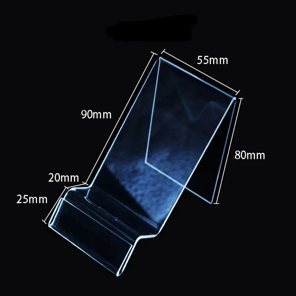 PrimeStand - Minimalist Transparent Acrylic Desktop Phone & Tablet Holder