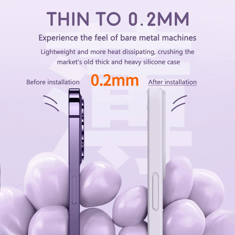 Prime Touch - Luxury Original Liquid Silicone iPhone Case